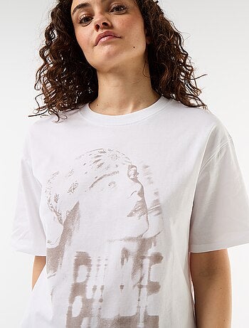 T-shirt oversize Billie Ellish à manches courtes