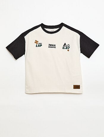 T-shirt oversize color bloc