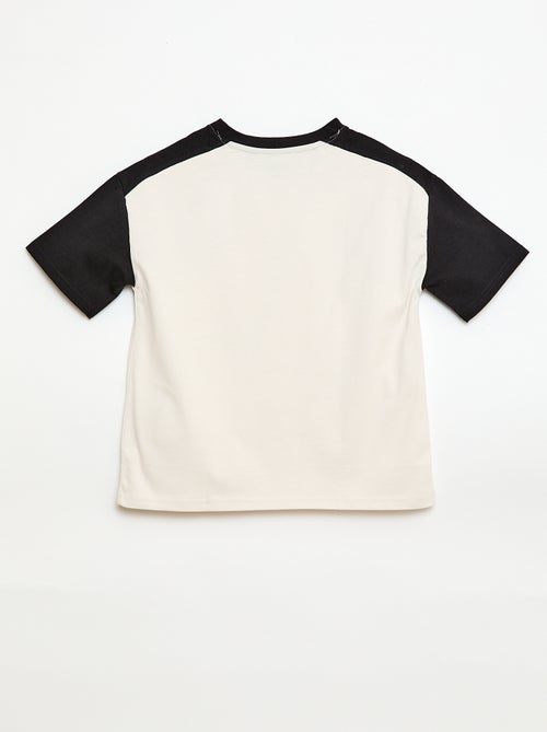 T-shirt oversize color bloc - Kiabi
