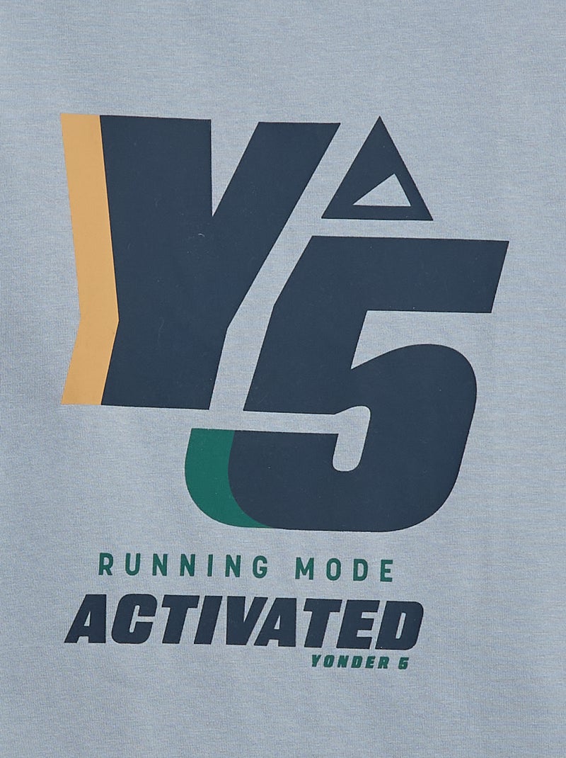 T-shirt oversize color bloc Bleu - Kiabi