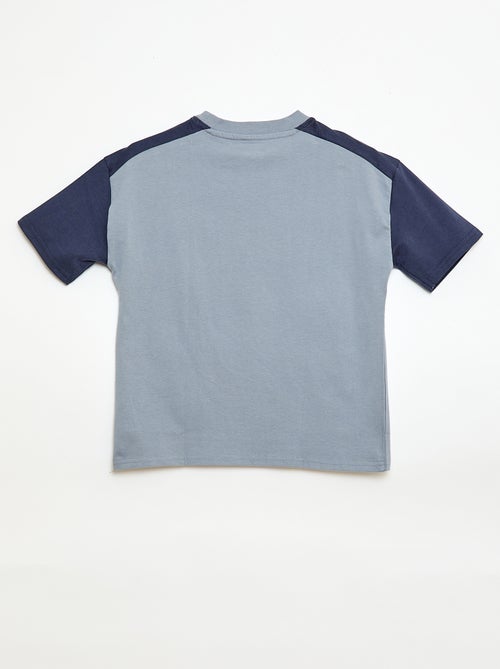 T-shirt oversize color bloc - Kiabi