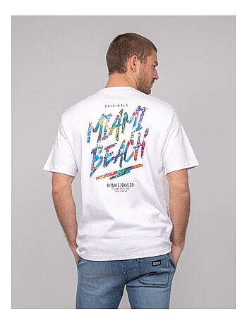 T-shirt oversize coton motifs NASCADE
