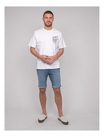 T-shirt oversize coton motifs NASCADE