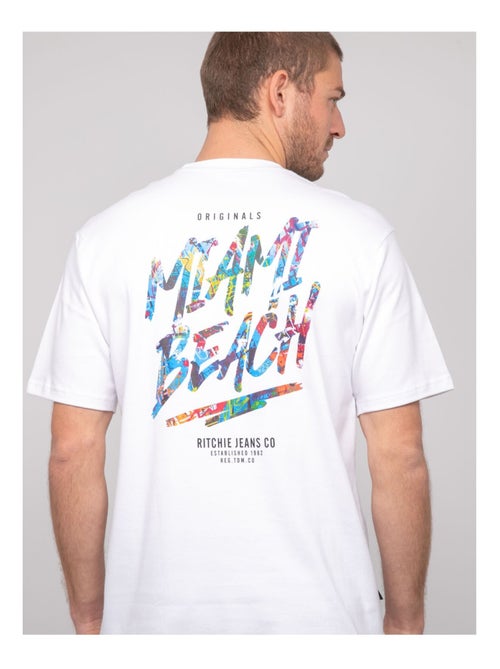 T-shirt oversize coton motifs NASCADE - Kiabi