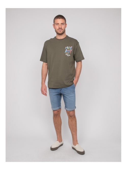 T-shirt oversize coton motifs NASCADE - Kiabi