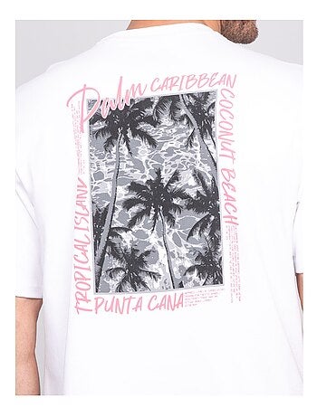 T-shirt oversize coton motifs NOBORA