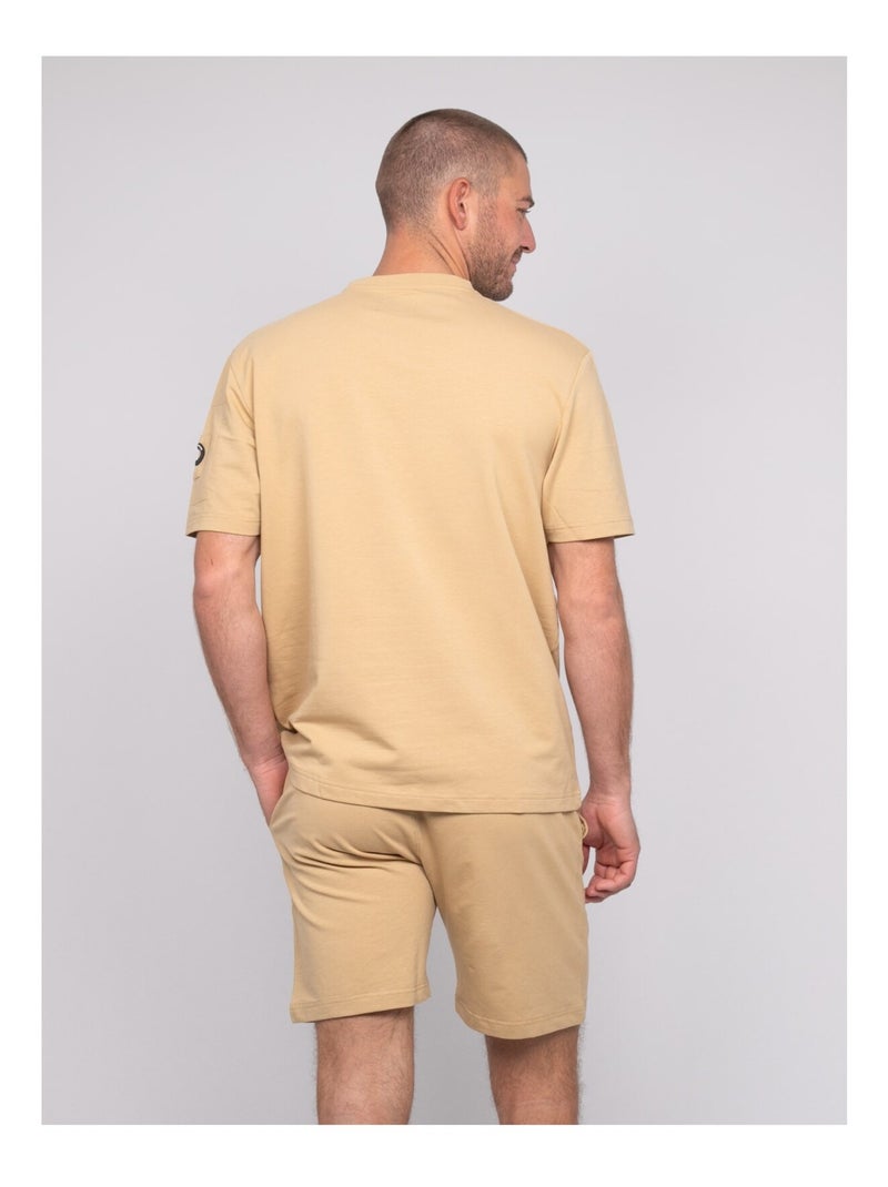 T-shirt oversize coton NIPARA Beige - Kiabi