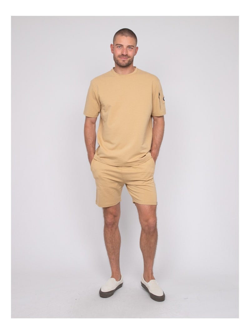 T-shirt oversize coton NIPARA Beige - Kiabi