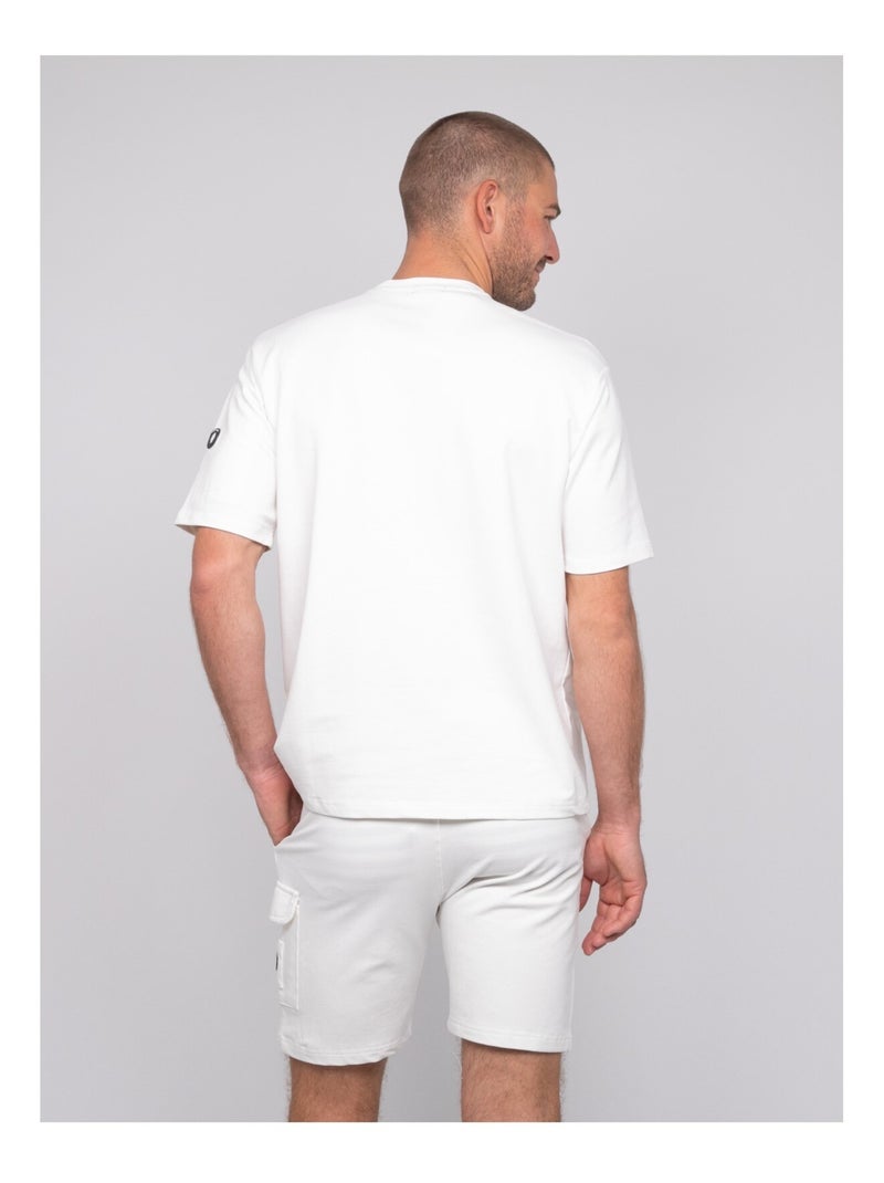 T-shirt oversize coton NIPARA Ecru - Kiabi
