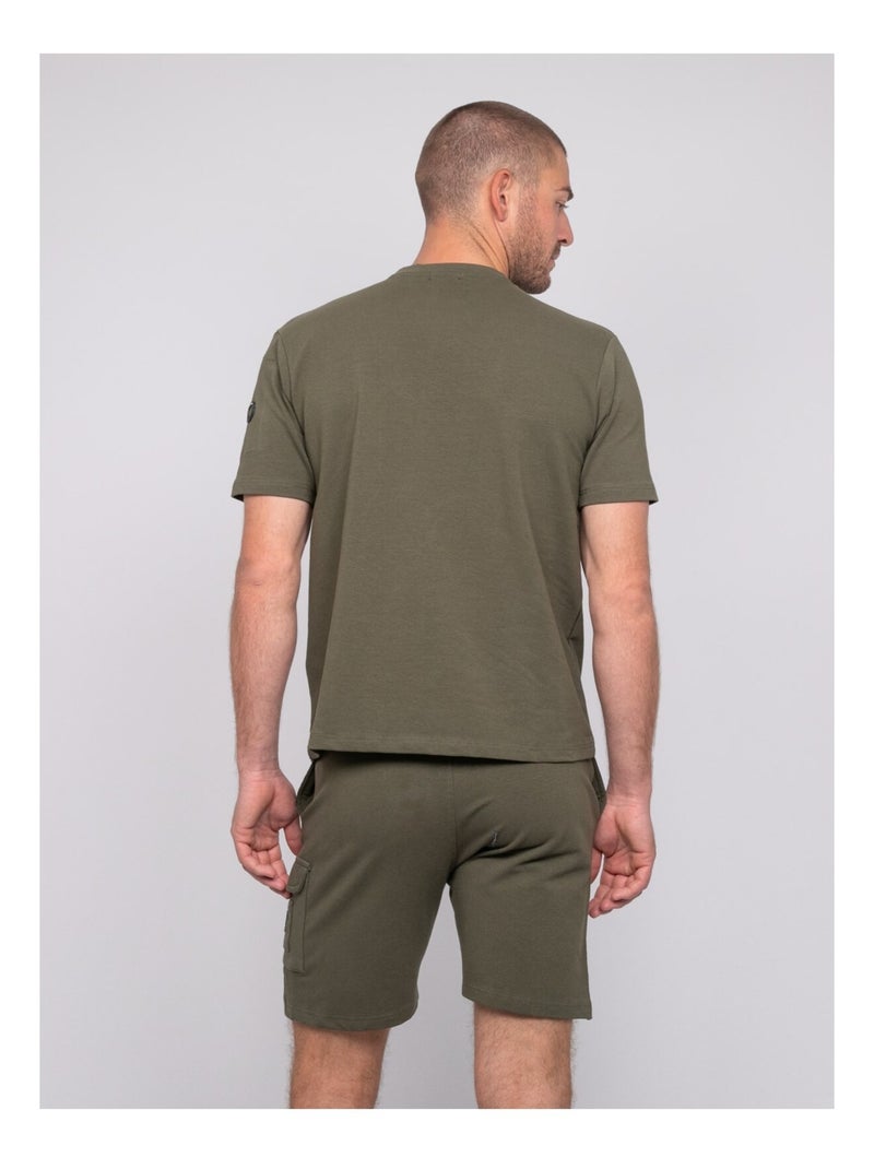 T-shirt oversize coton NIPARA Kaki - Kiabi
