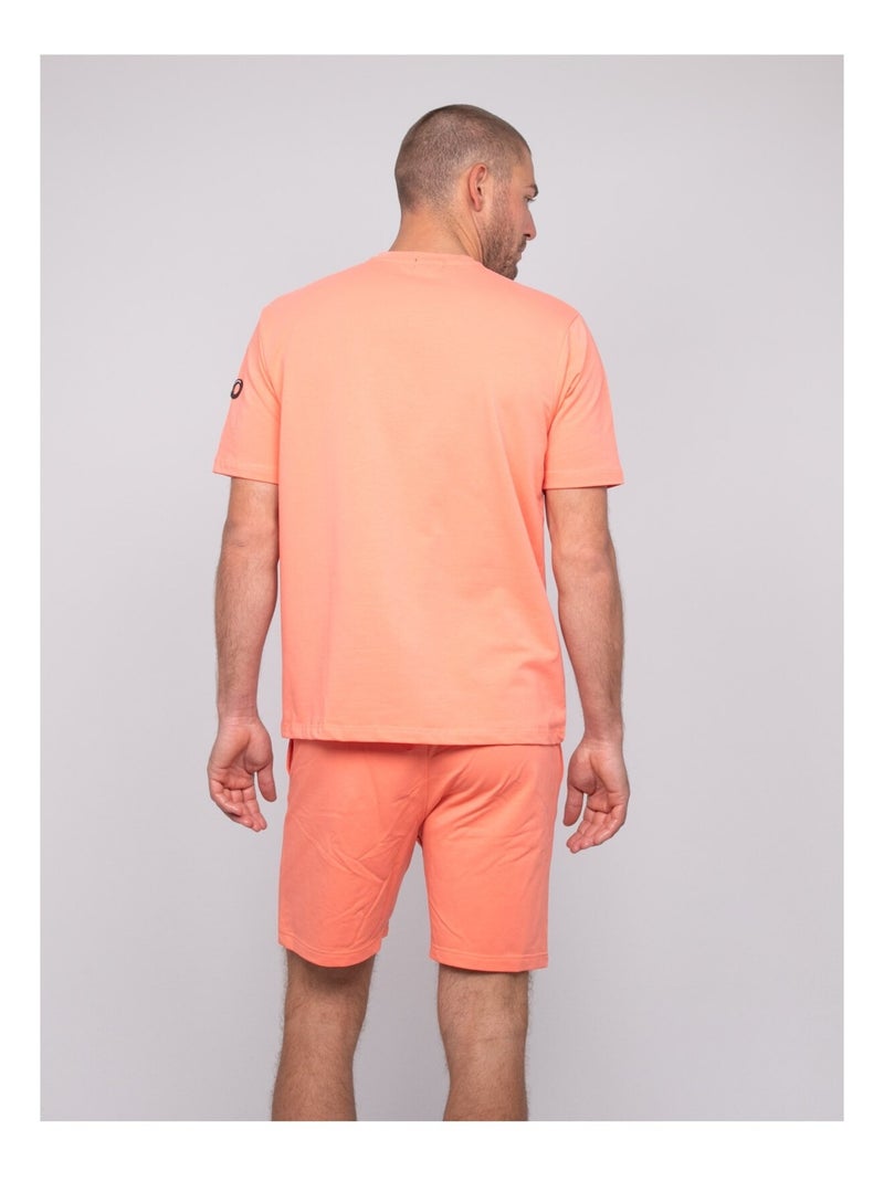 T-shirt oversize coton NIPARA Orange corail - Kiabi