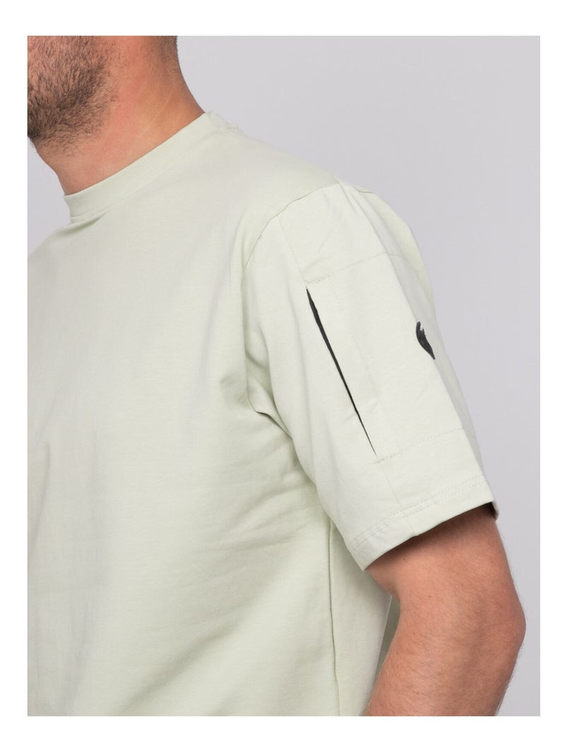 T-shirt oversize coton NIPARA Vert pistache - Kiabi