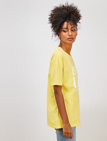 T-shirt oversize 'éco-conception' - Kiabi