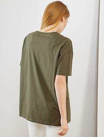 T-shirt oversize 'éco-conception' - Kiabi