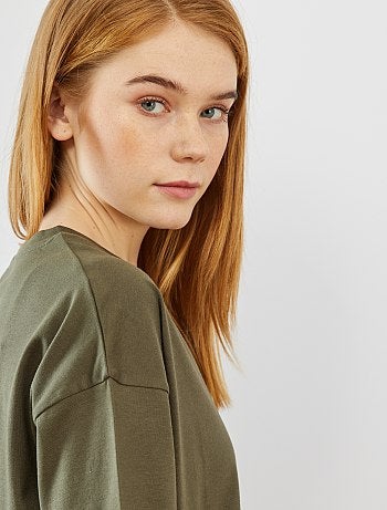 T-shirt oversize 'éco-conception' - Kiabi