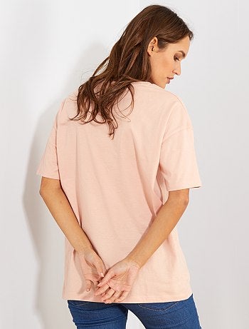 T-shirt oversize 'éco-conception' - Kiabi