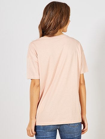 T-shirt oversize 'éco-conception' - Kiabi