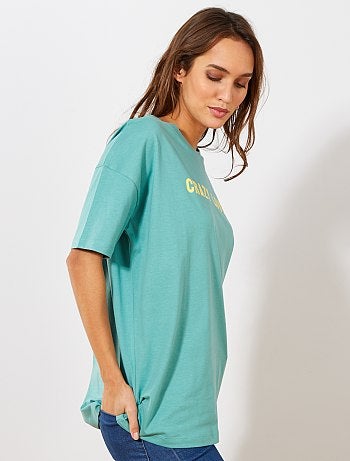 T-shirt oversize 'éco-conception' - Kiabi