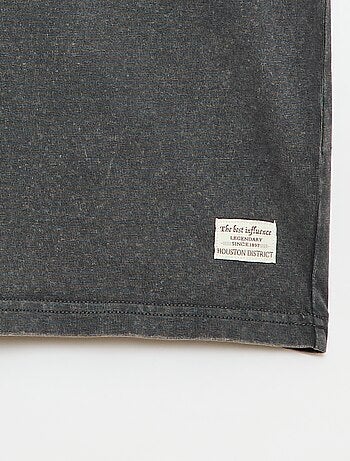 T-shirt oversize effet délavé