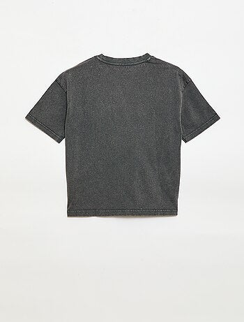 T-shirt oversize effet délavé