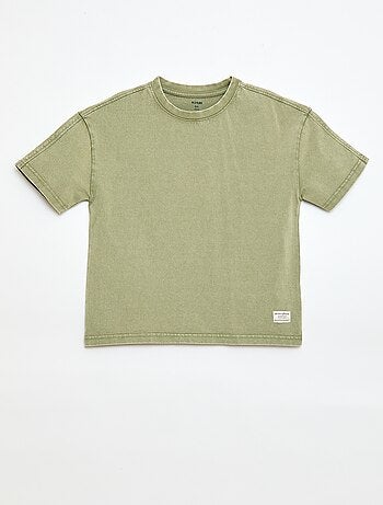 T-shirt oversize effet délavé