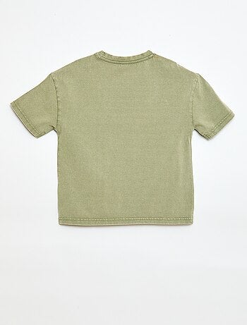 T-shirt oversize effet délavé