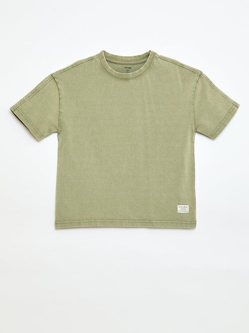 T-shirt oversize effet délavé - Kiabi