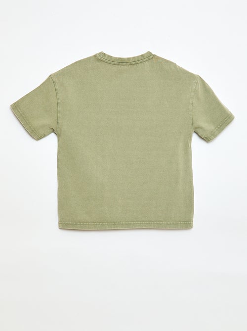 T-shirt oversize effet délavé - Kiabi