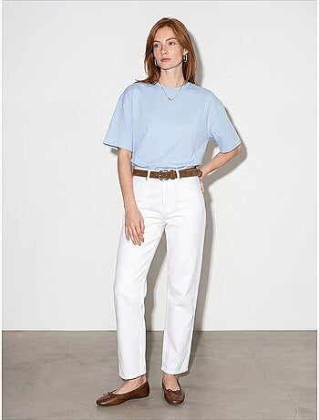 T-shirt oversize en coton à col rond dilvin