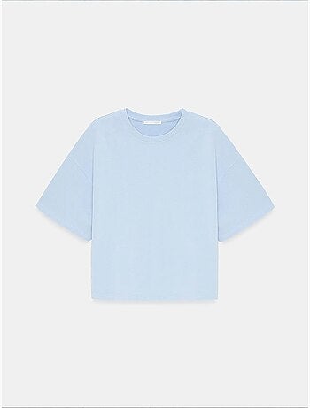 T-shirt oversize en coton à col rond dilvin