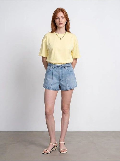T-shirt oversize en coton à col rond dilvin - Kiabi T-shirt oversize en coton à col rond dilvin - Kiabi