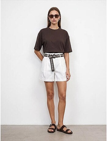 T-shirt oversize en coton à col rond dilvin