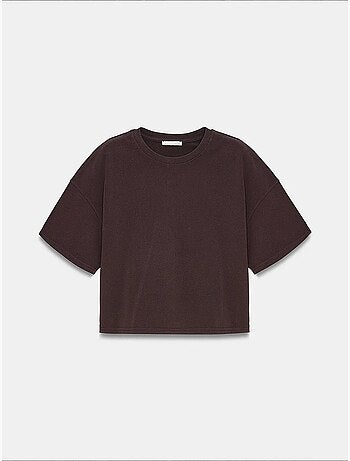 T-shirt oversize en coton à col rond dilvin