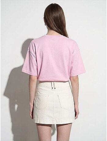 T-shirt oversize en coton à col rond dilvin