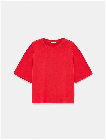 T-shirt oversize en coton à col rond dilvin
