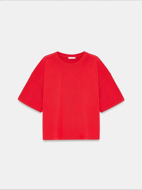 T-shirt oversize en coton à col rond dilvin - Kiabi T-shirt oversize en coton à col rond dilvin - Kiabi