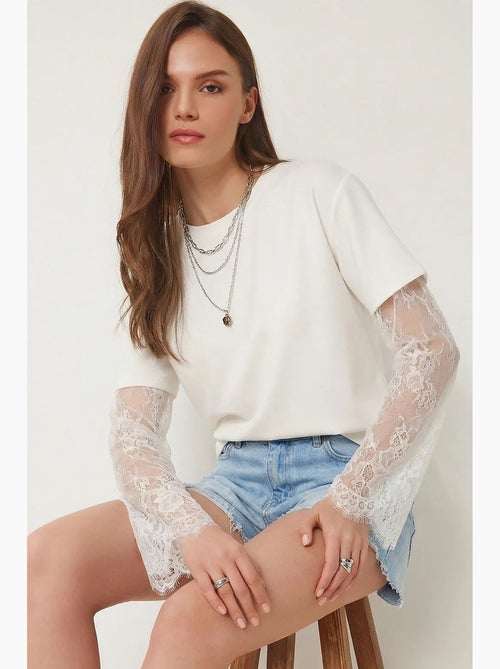 T-shirt oversize en coton à col rond istanbul - Kiabi T-shirt oversize en coton à col rond istanbul - Kiabi