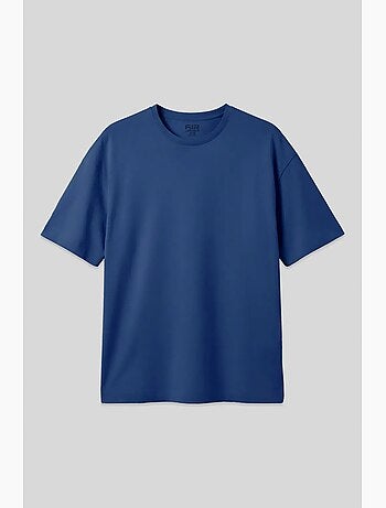 T-shirt oversize en coton à col rond tommy