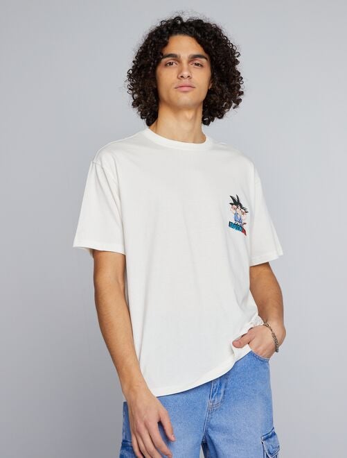 T-shirt oversize en coton 'Dragon Ball Z' - Kiabi