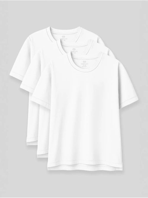 T-shirt oversize en coton et modal à col rond tommy - Kiabi T-shirt oversize en coton et modal à col rond tommy - Kiabi