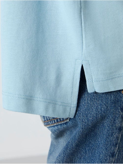 T-shirt oversize en coton et modal à col rond tommy - Kiabi T-shirt oversize en coton et modal à col rond tommy - Kiabi