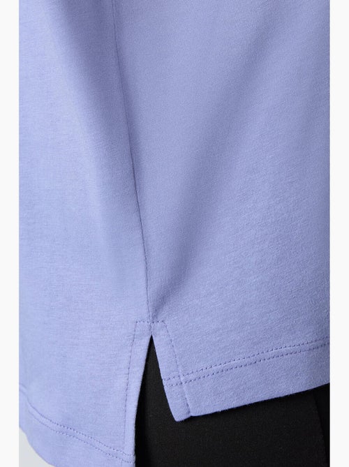 T-shirt oversize en coton et modal à col rond tommy - Kiabi T-shirt oversize en coton et modal à col rond tommy - Kiabi