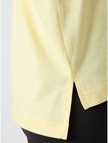 T-shirt oversize en coton et modal à col rond tommy