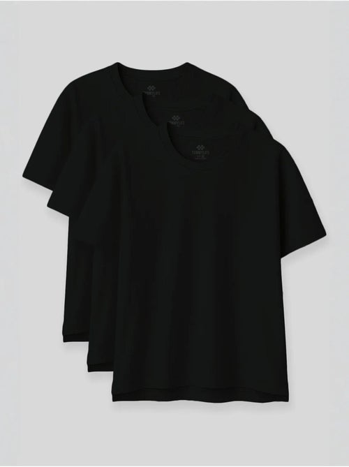 T-shirt oversize en coton et modal à col rond tommy - Kiabi T-shirt oversize en coton et modal à col rond tommy - Kiabi