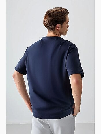 T-shirt oversize en coton imprimé tommy