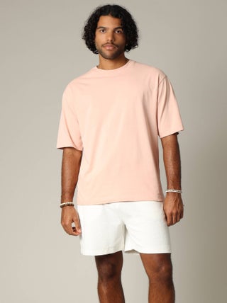 T-shirt oversize en coton pour un style décontracté 'Deeluxe'