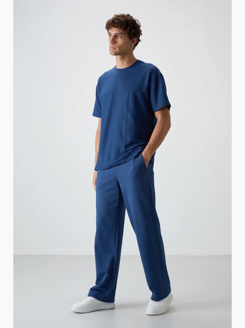 T-shirt oversize en jersey avec poche tommy Bleu - Kiabi