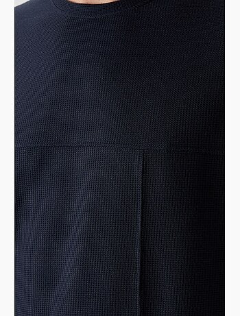 T-shirt oversize en jersey avec poche tommy