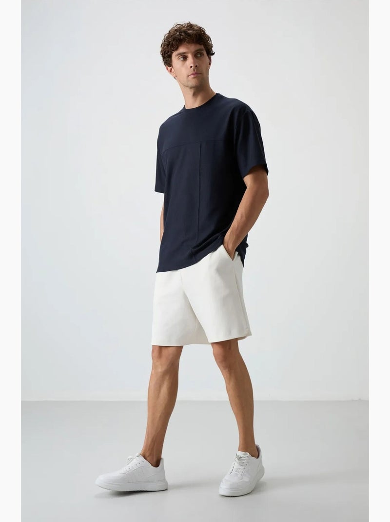 T-shirt oversize en jersey avec poche tommy Bleu marine - Kiabi