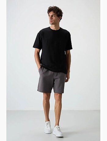 T-shirt oversize en jersey avec poche tommy